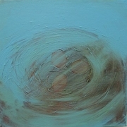 Three Eggs in Blue [SOLD]